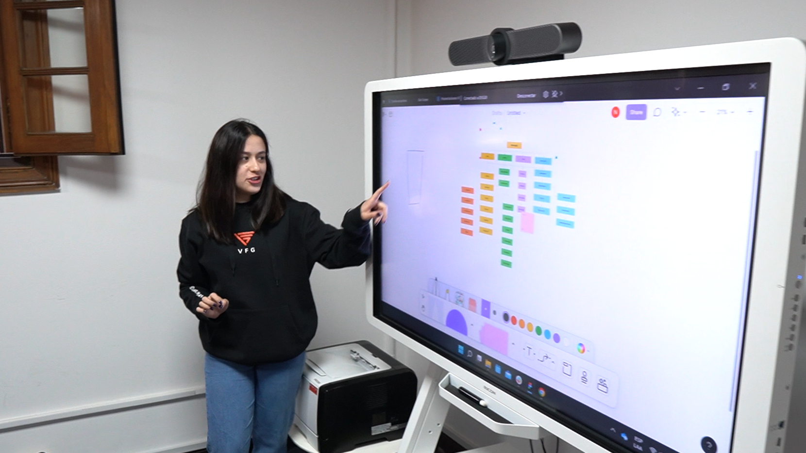 A man playing ping pong.